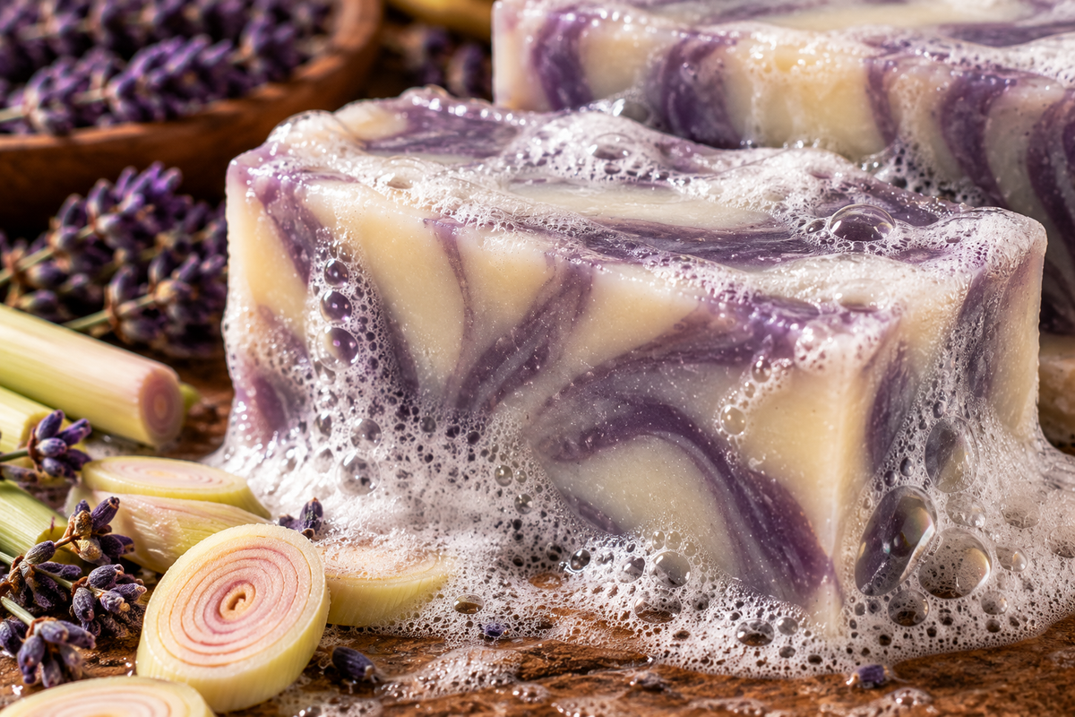 Lavender Lemongrass Artisan Soap