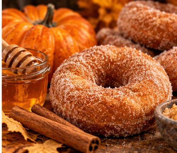 Honey Pumpkin Donuts Candle
