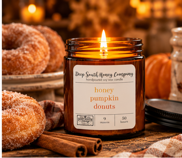 Honey Pumpkin Donuts Candle